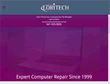Tablet Screenshot of loritech.com